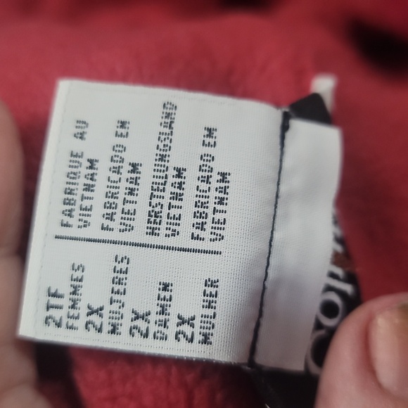 Columbia benton springs brick red full zip fleece coat jacket plus size 2x - Picture 3 of 6